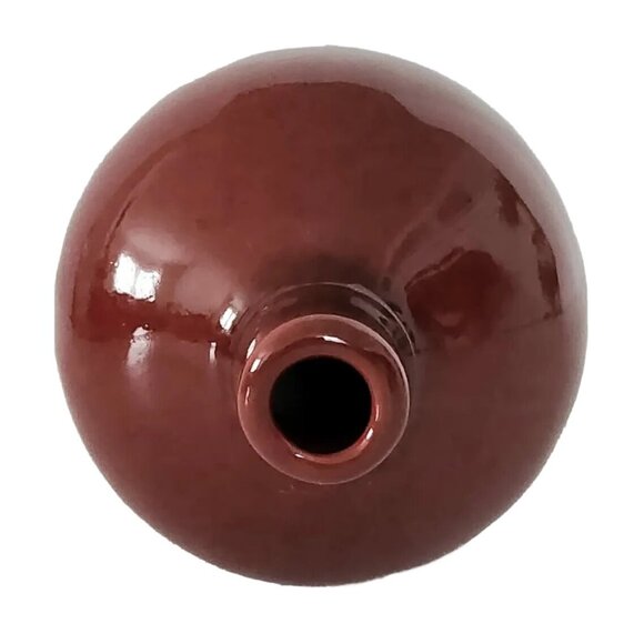 Crate & Barrel Red Bud Vase Small Jug Crock Decor Boho Cottage Crate&Barrel - Picture 2 of 5